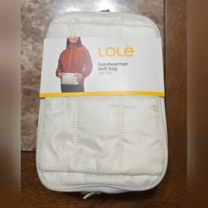 Lole White Handwarmer Belt Bag